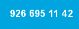 926 695 11 42 926 695 11 42